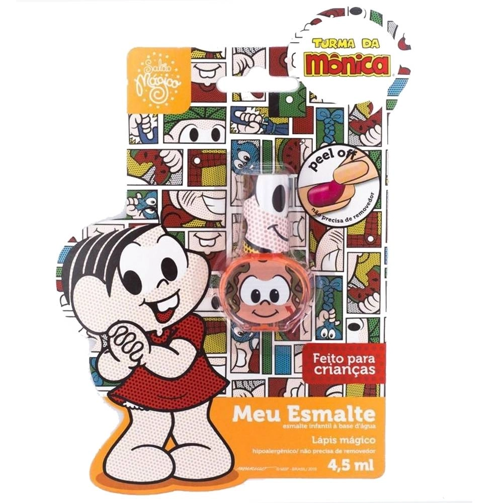 Esmalte Infantil Turma Da Mônica Laranja