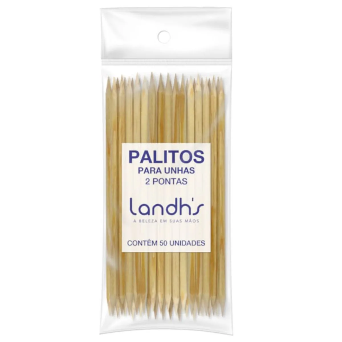 Palito Unha Bambu C/1 2pontas Landhs