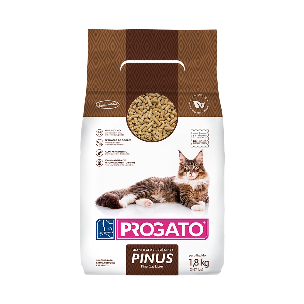 Granulado Higiênico de Madeira ProGato 1,8kg