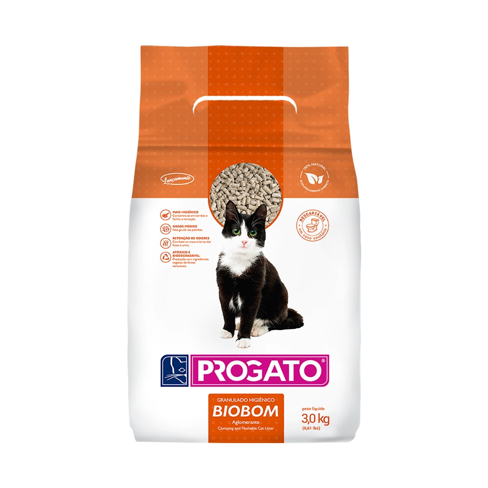 Areia Higiênica Para Pássaros Progato Pacote 1,3kg