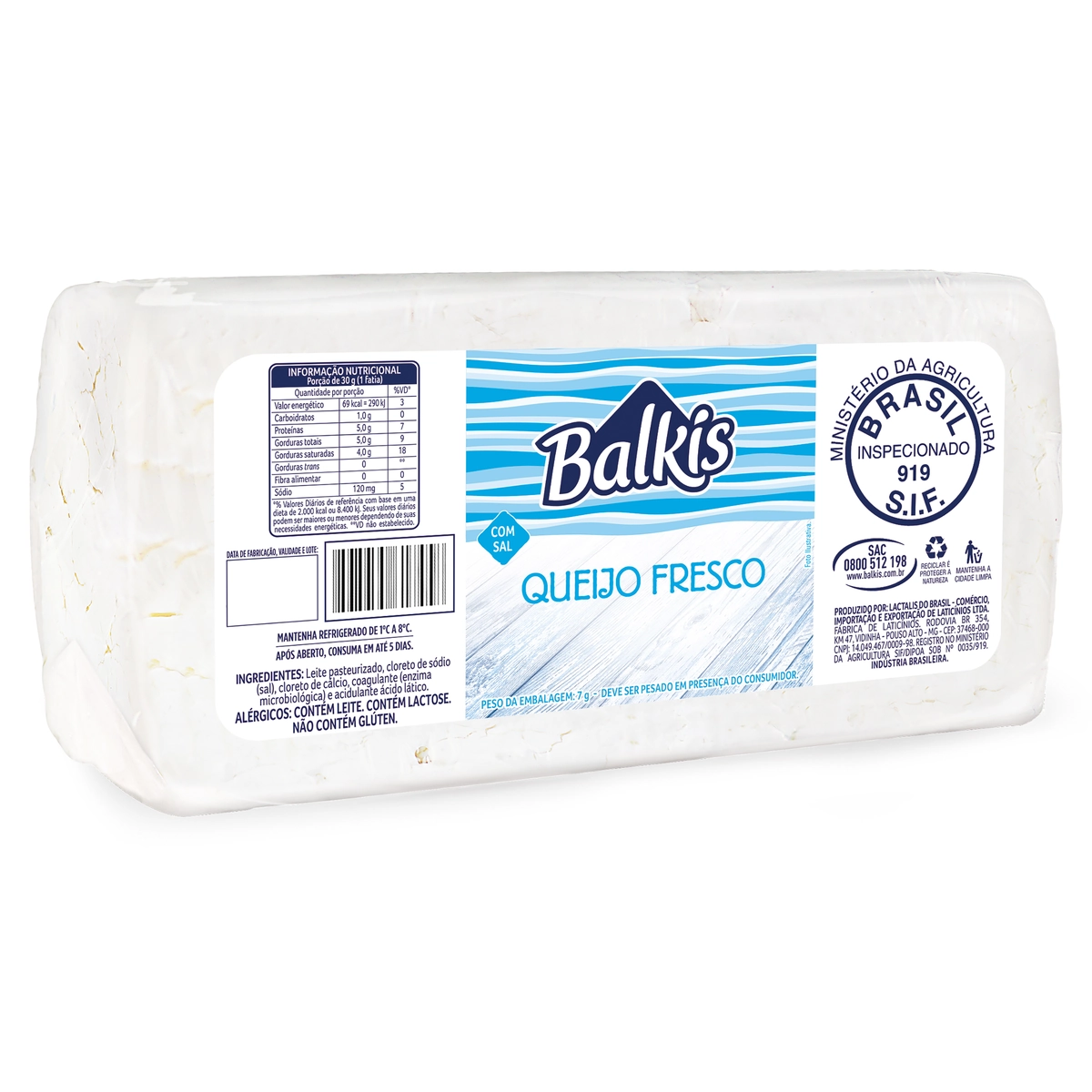 Queijo Minas Frescal Balkis