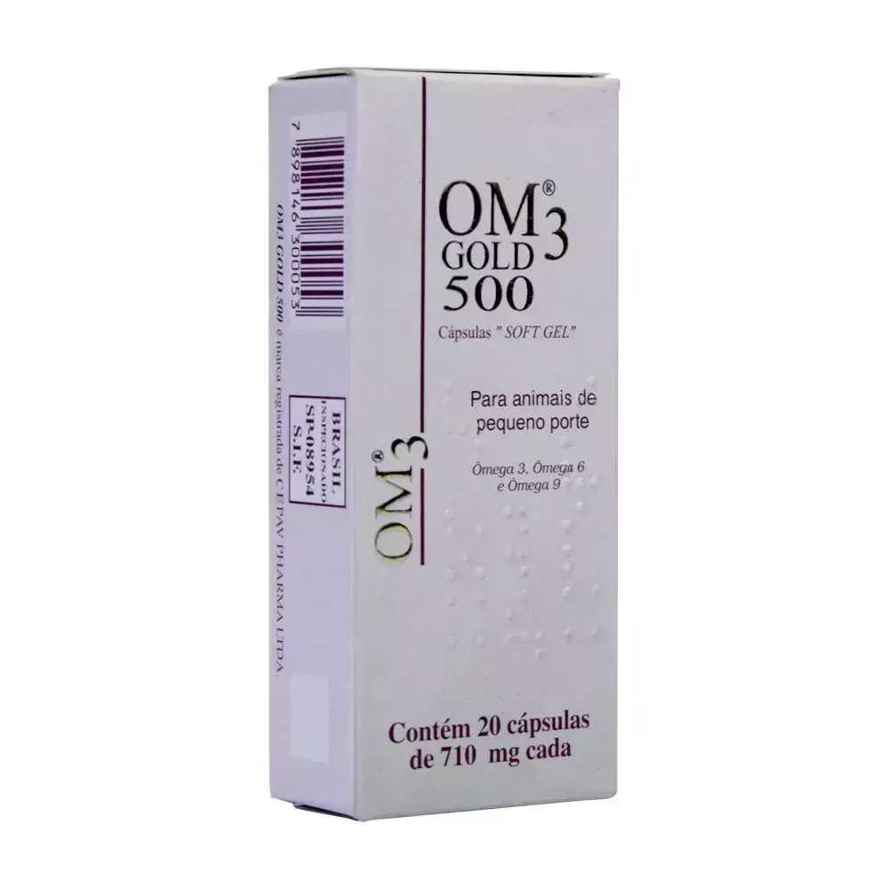 Suplemento Om3 Gold Cepav 500 até 10kg