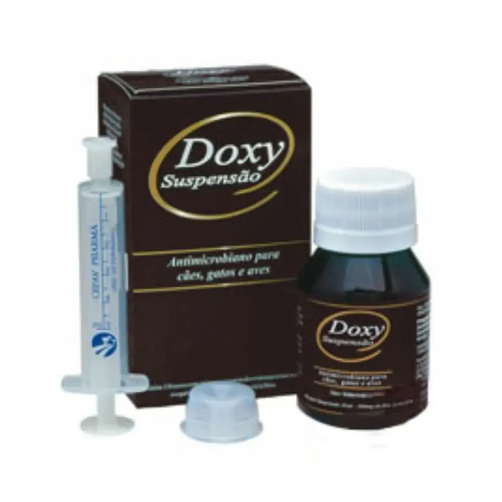 Antibiótico Cepav Doxy Suspensão 300mg Cães E Gatos