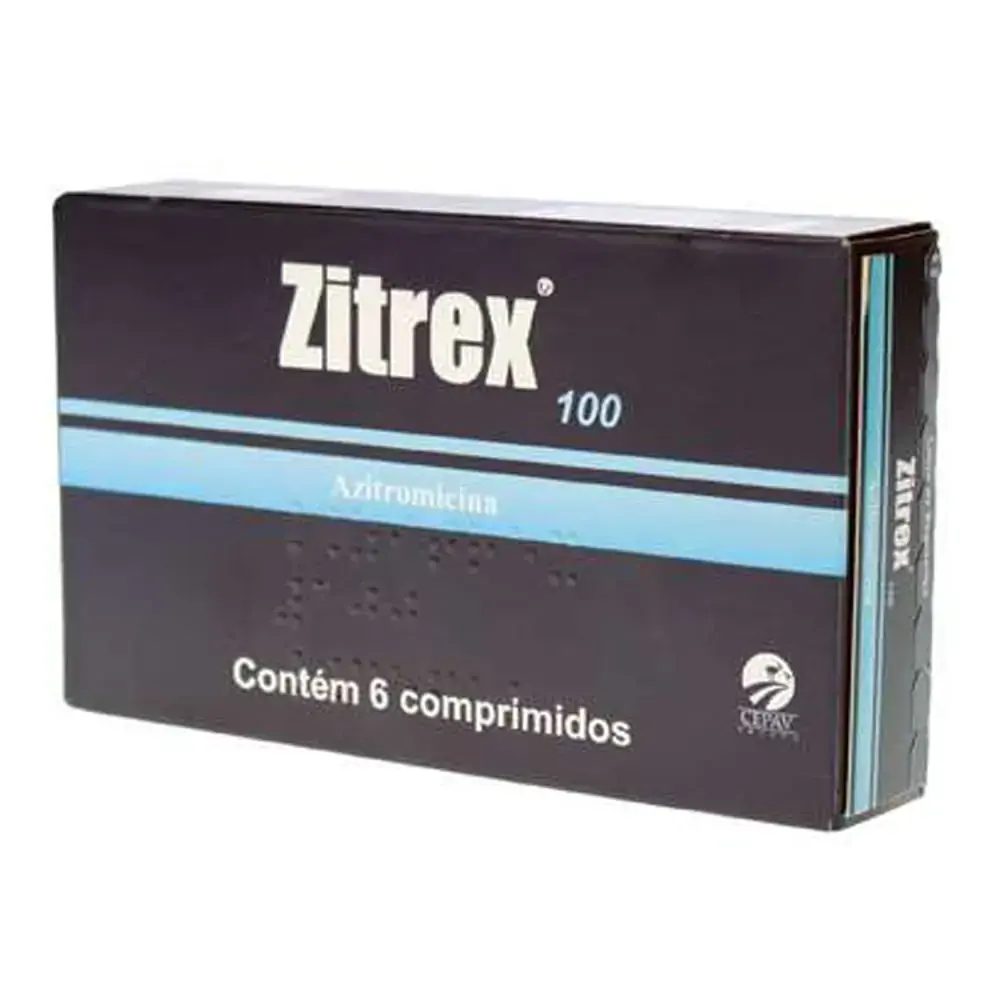 Zitrex 100mg Cepav 6 Unidades