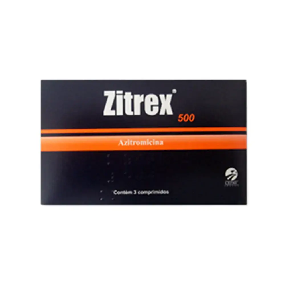 Zitrex 500mg com 3 comprimidos Cepav