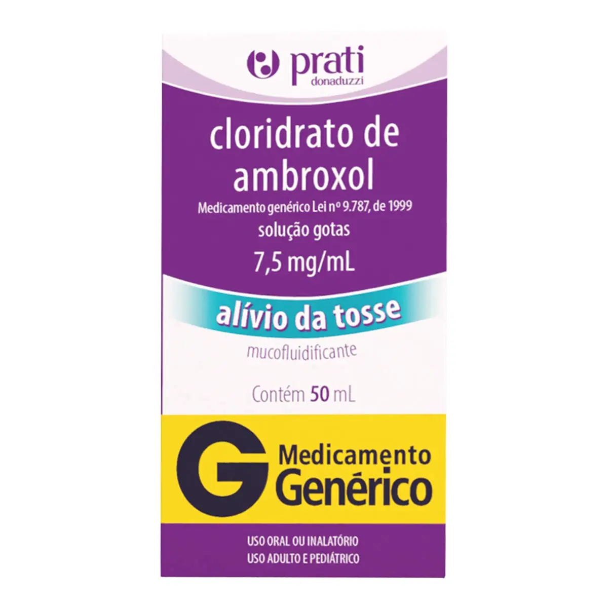 Cloridrato De Ambroxol 7,5 Mg/ml Solução Oral Prati Donaduzzi Genérico