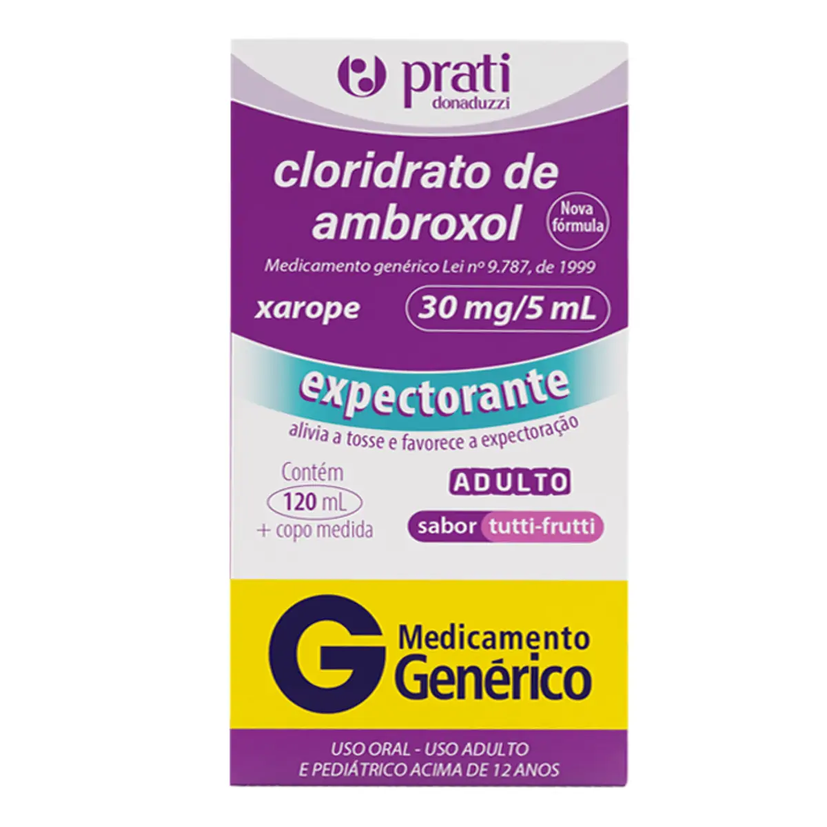 Cloridrato De Ambroxol 30 Mg/ml Xarope Adulto Prati Donaduzzi Genérico