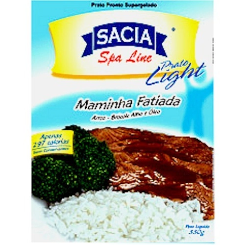Prato Pronto Light De Maminha Fatiada Sacia 330g