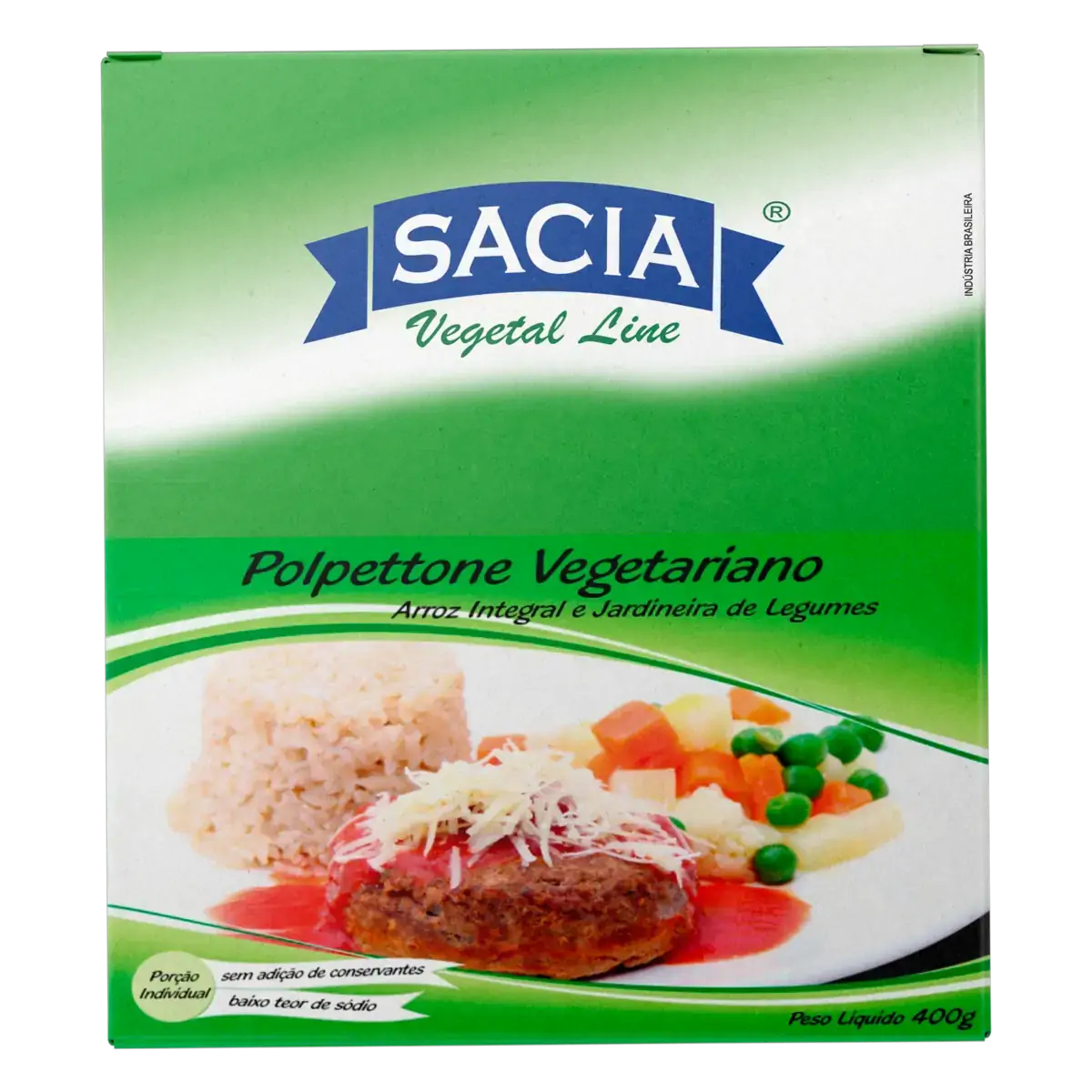 Polpettone Vegetariano Sacia Vegetal Line Caixa 400g