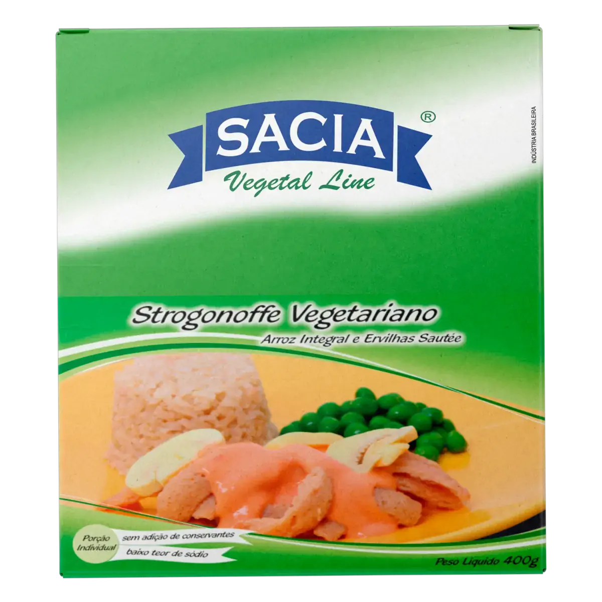 Strogonoff Vegetariano Sacia Vegetal Line Caixa 400g