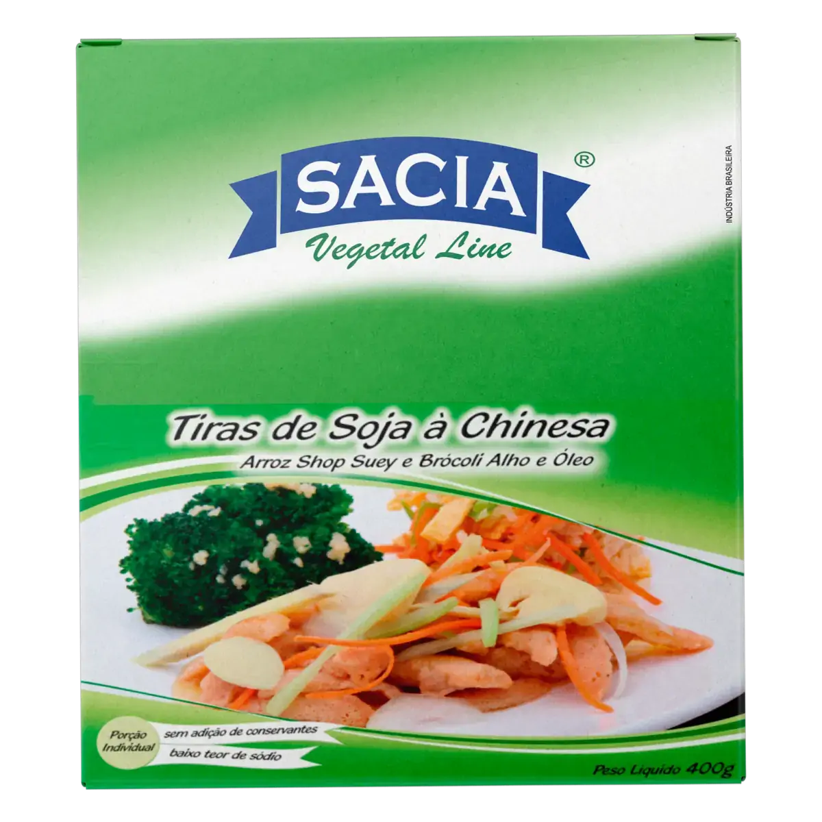 Tiras De Soja à Chinesa Sacia Vegetal Line Caixa 400g