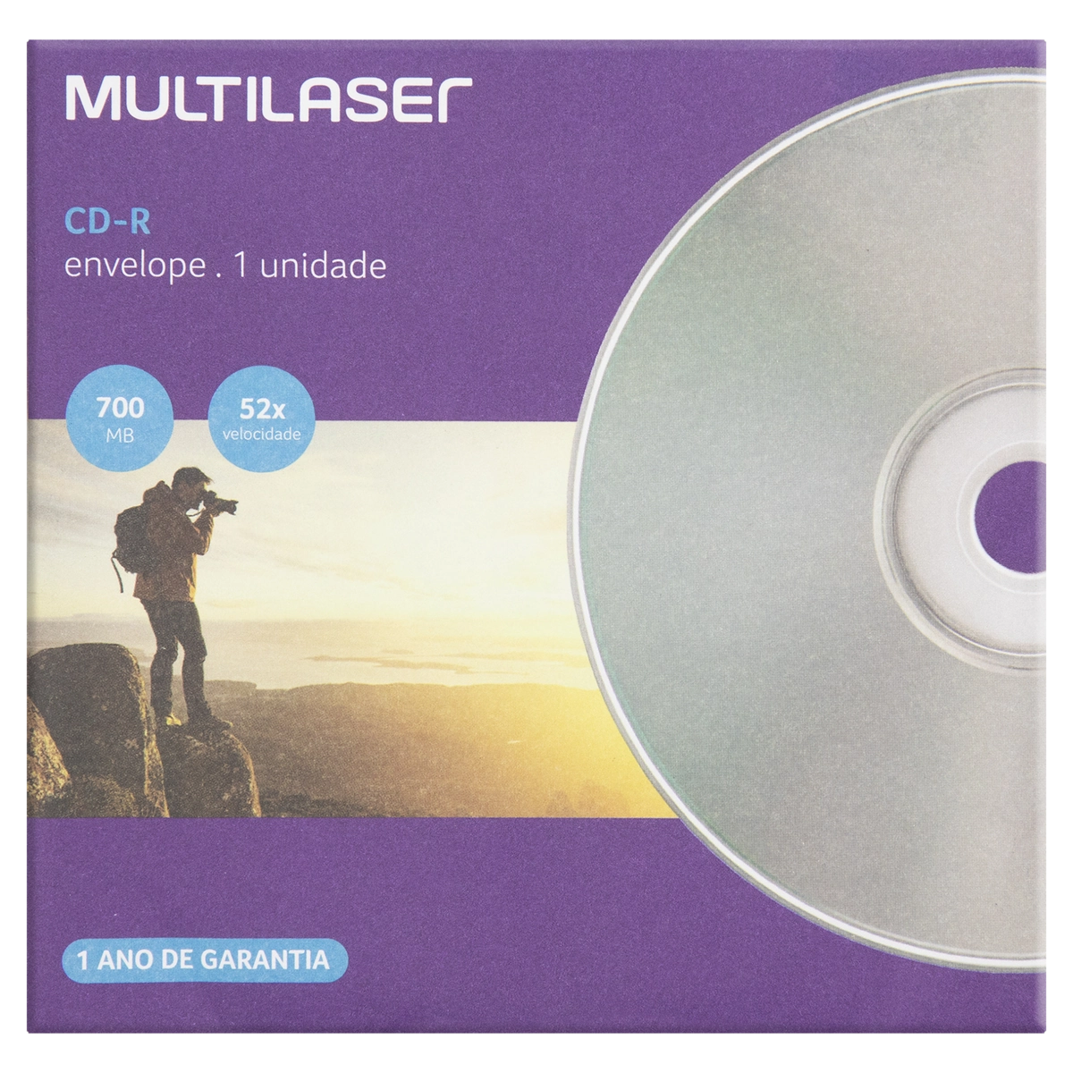 Mídia Cd R 700mb Multilaser