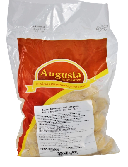 Salgados Augusta 1kg Bolinho Queijo
