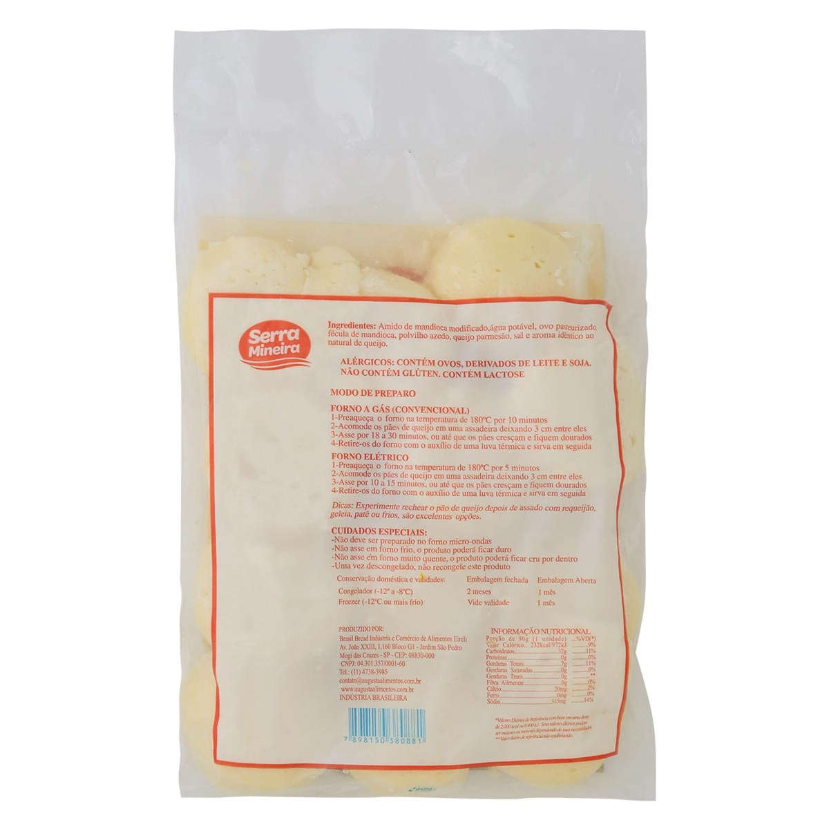 Pao De Queijo Serra Mineira 1k Lanche