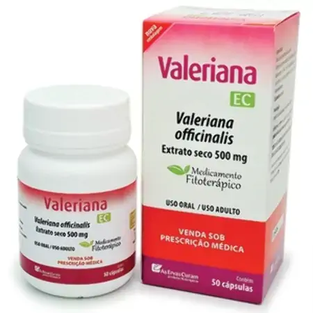 Valeriana Ec 500 Mg 50 Cápsulas As Ervas Curam Similar