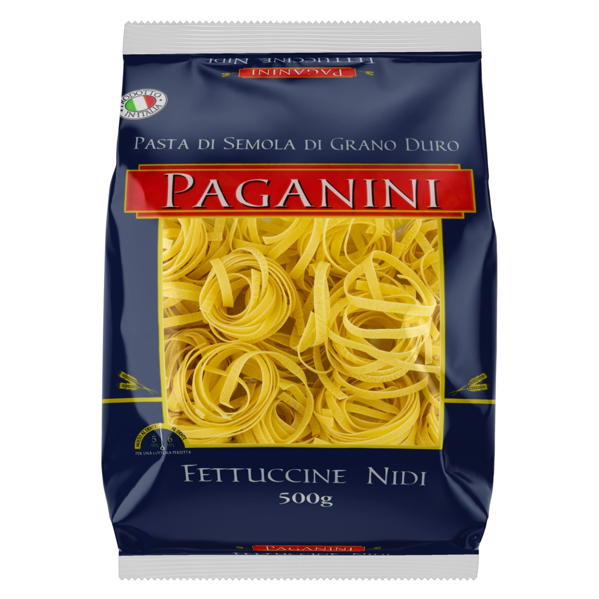 Macarrão Italiano Fettuccine Nidi Paganini 500g