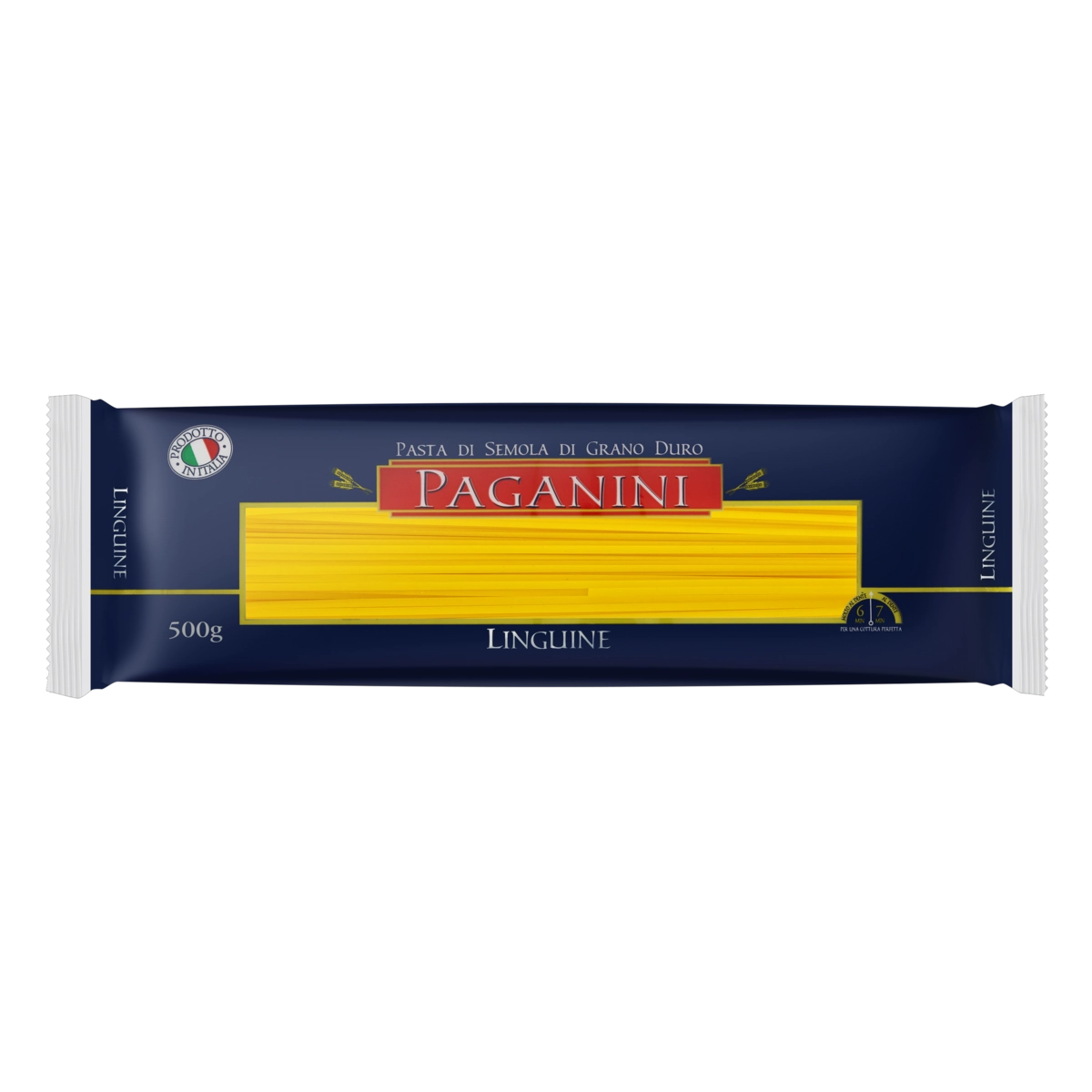 Macarrão De Sêmola Grano Duro Linguine Paganini Pacote 500g