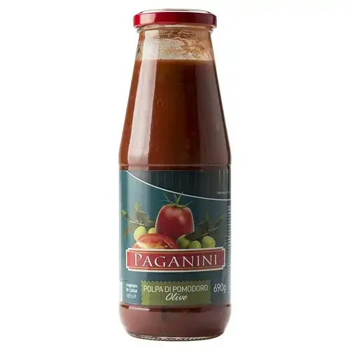 Polpa De Tomate Paganini 690g Azeitonas