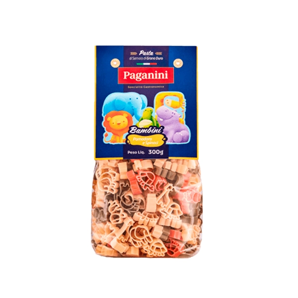 Massa Paganini Bambini 300g Bichinhos