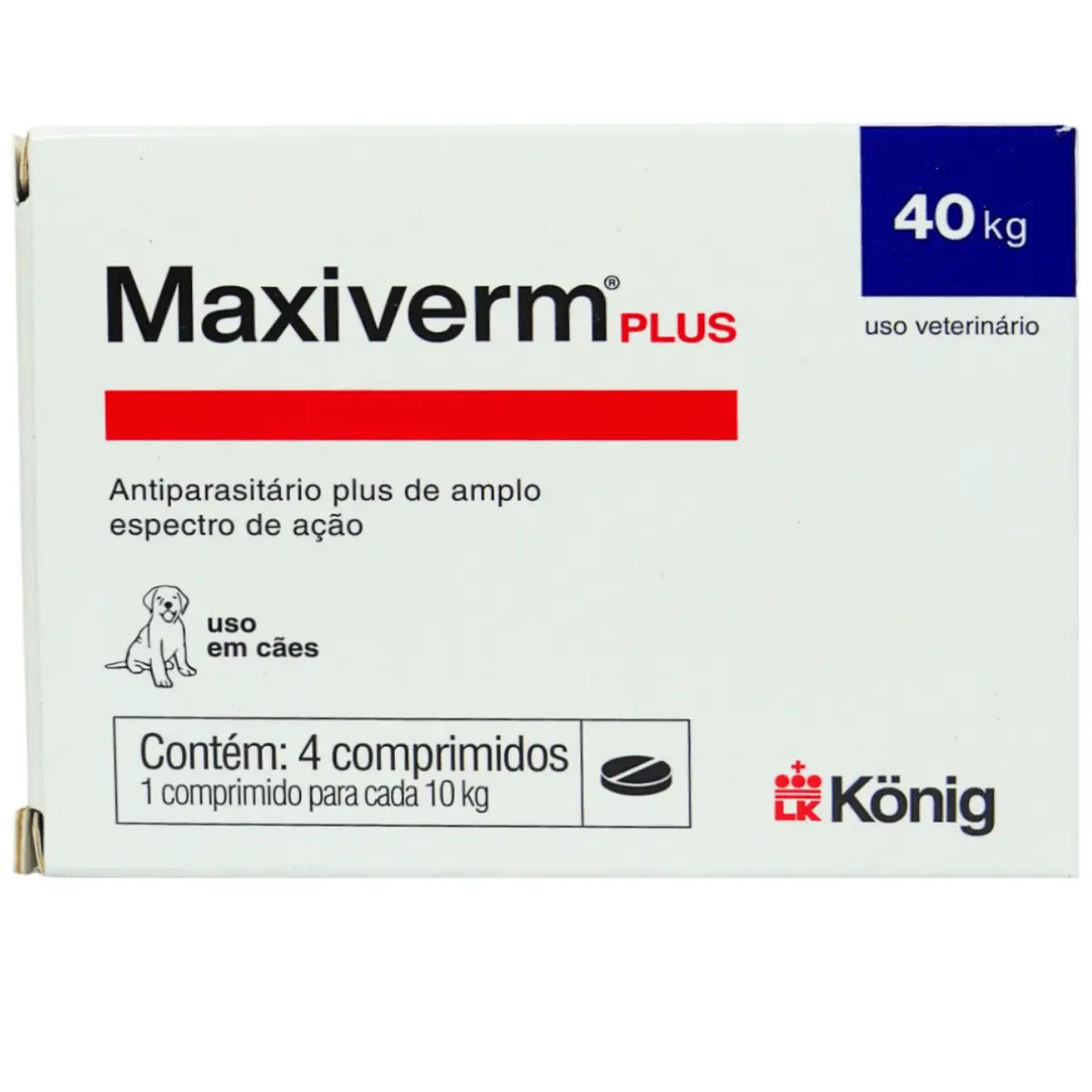 Antiparasitário Konig Maxi Verm Plus