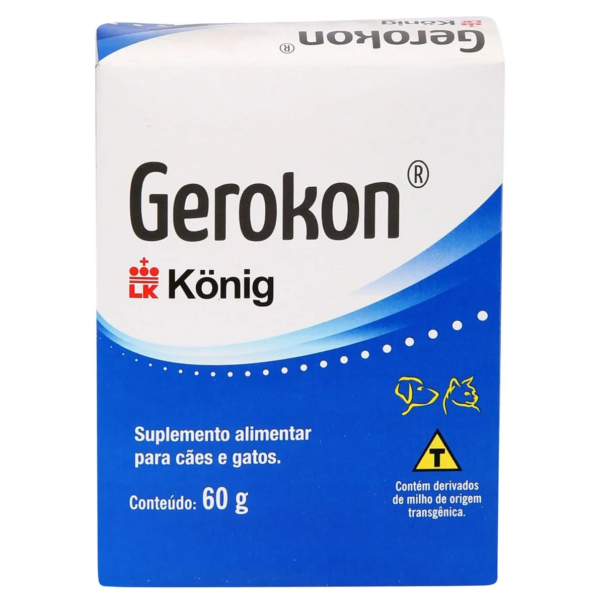 Suplemento Alimentar Gerokon König 60g p/ Cães e Gatos