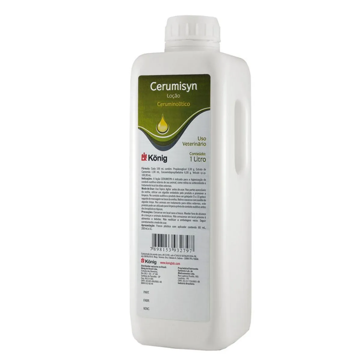 Loção Ceruminolítico Cerumisyn König 1L