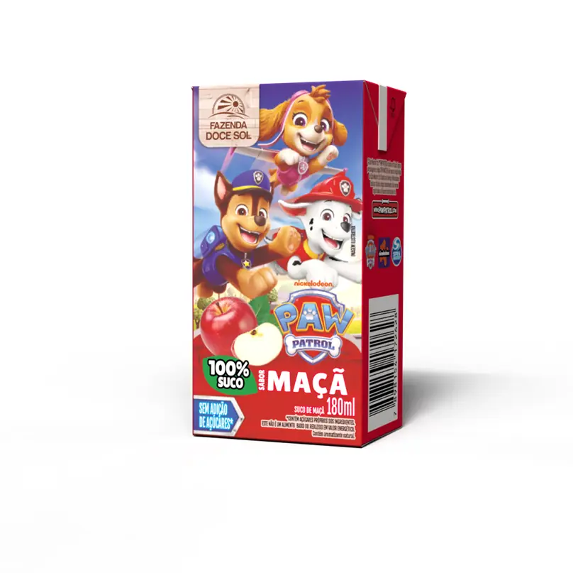 Suco Misto Patrulha Canina Pera E Maca 180ml