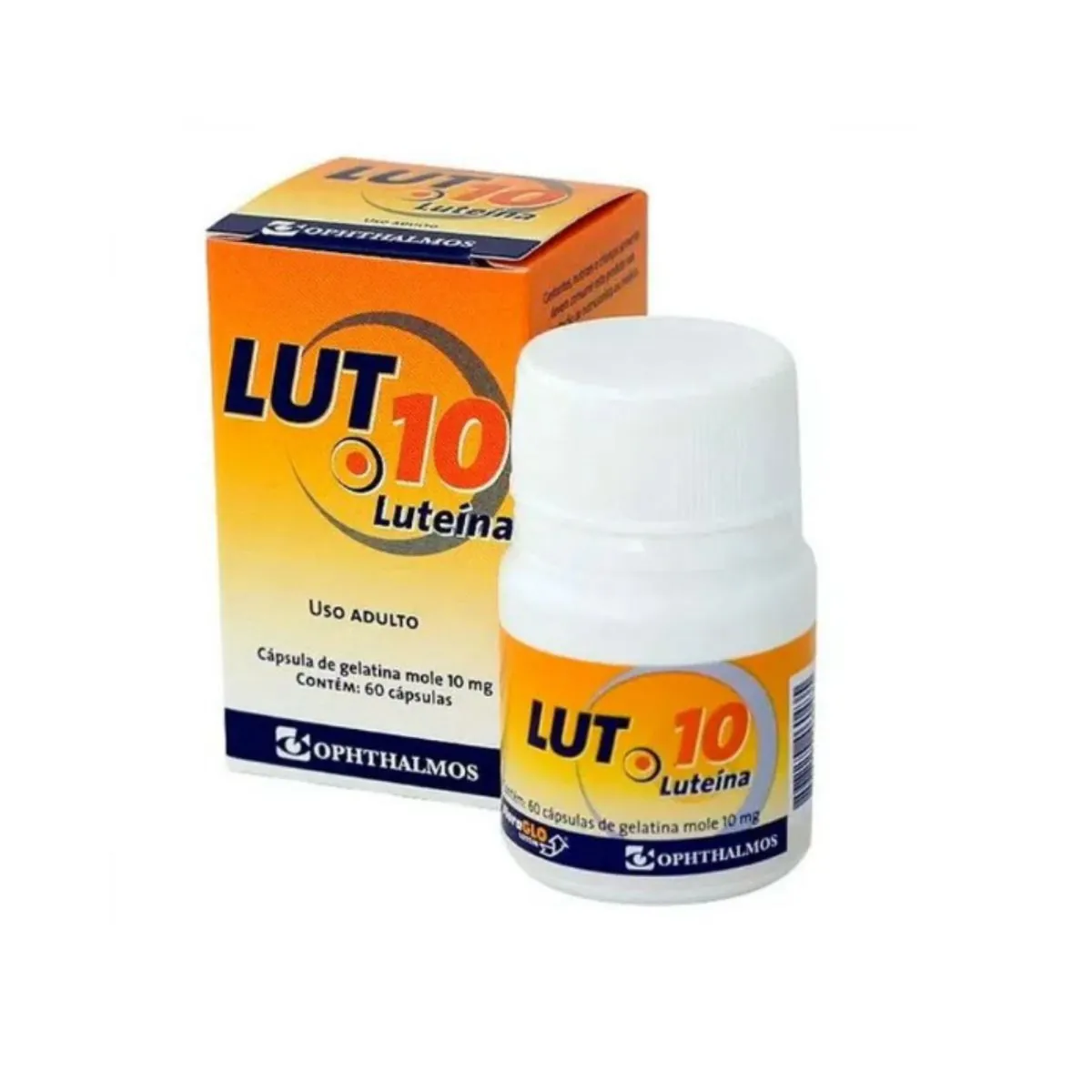 Lut 10 Luteína Suplemento Alimentar Ophthalmos Rohto 60cps