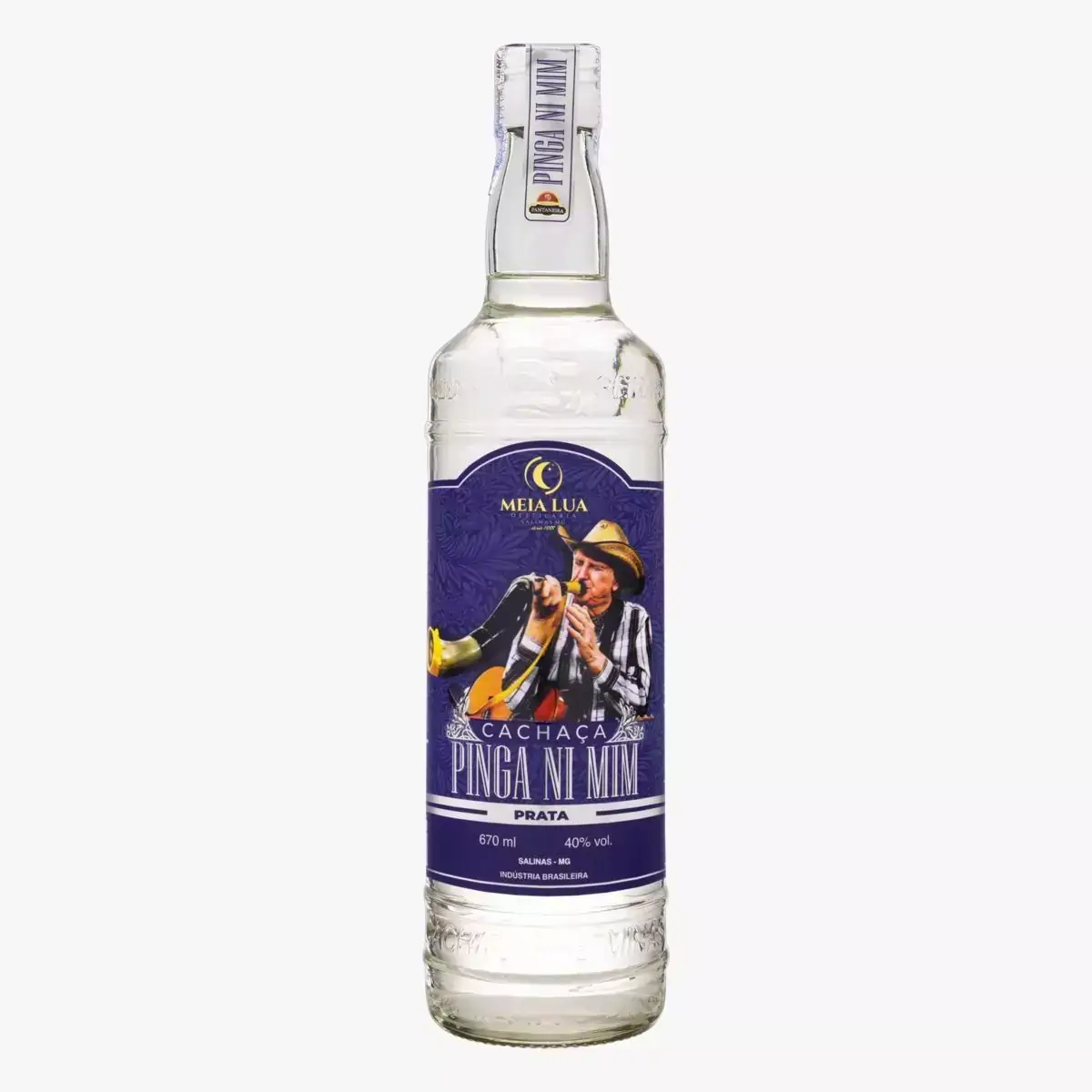 Cachaça Pinga Ni Mim Sergio Reis Prata 670ml