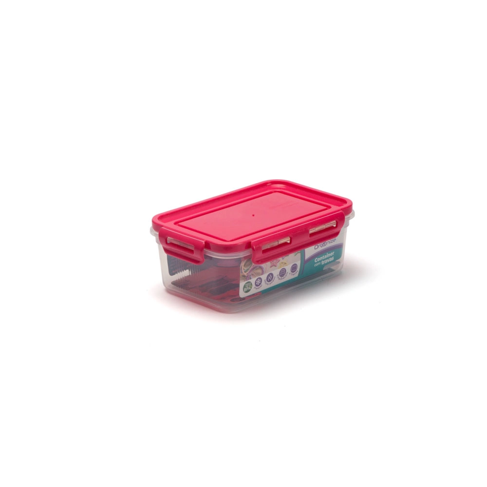 Organizador Trava Rosa 500ml 320 Zplastic