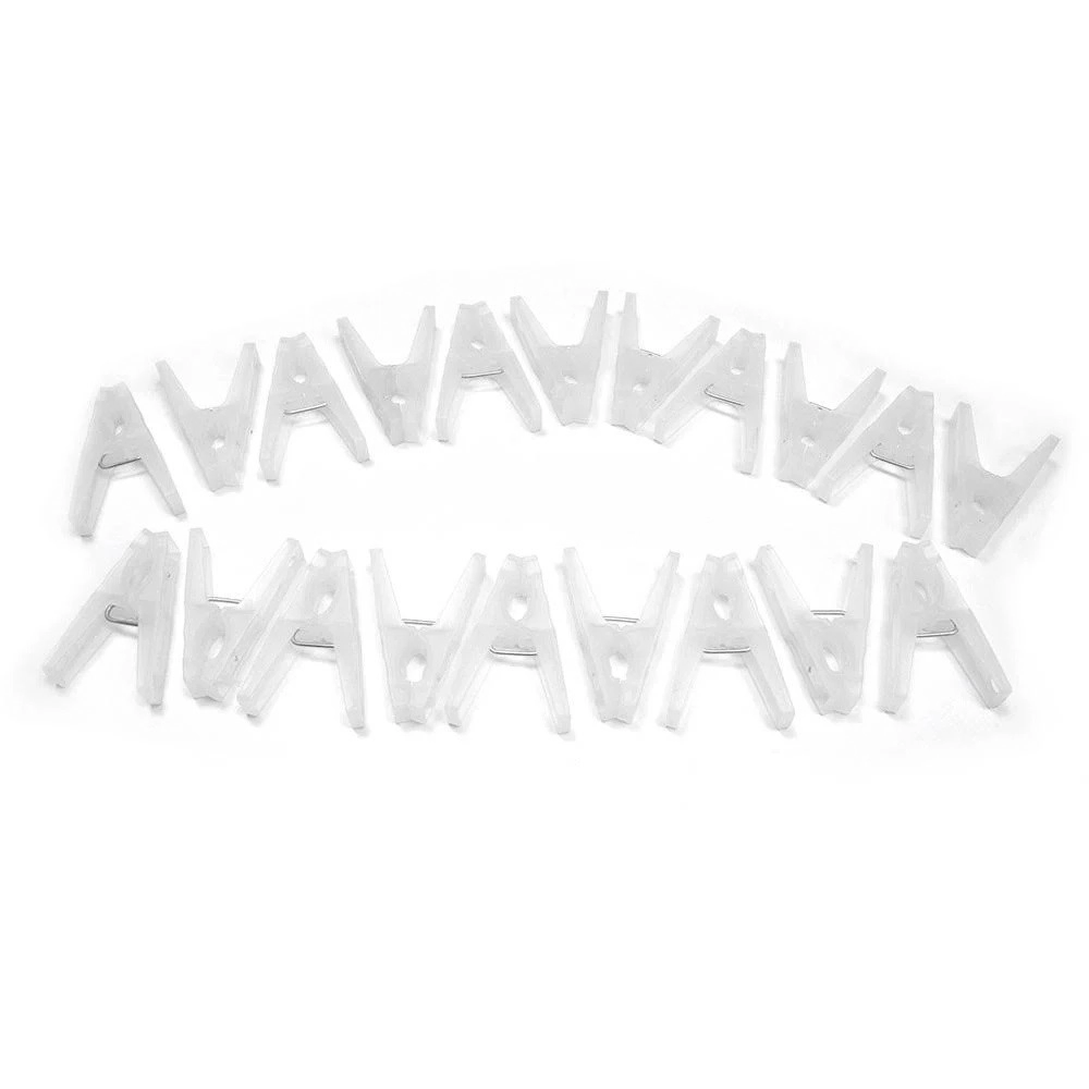 Prendedor Roupa 20 Unid Cristal 426 Z Plastic