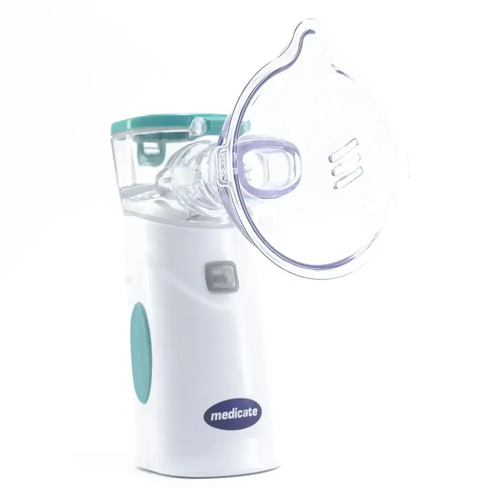 Nebulizador Portátil Air Mesh Colors - Md4700 - Recarregável - Verde - Medicate