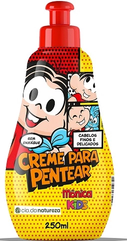 Turma Da Monica Creme Pentear Monica Finos/deli
