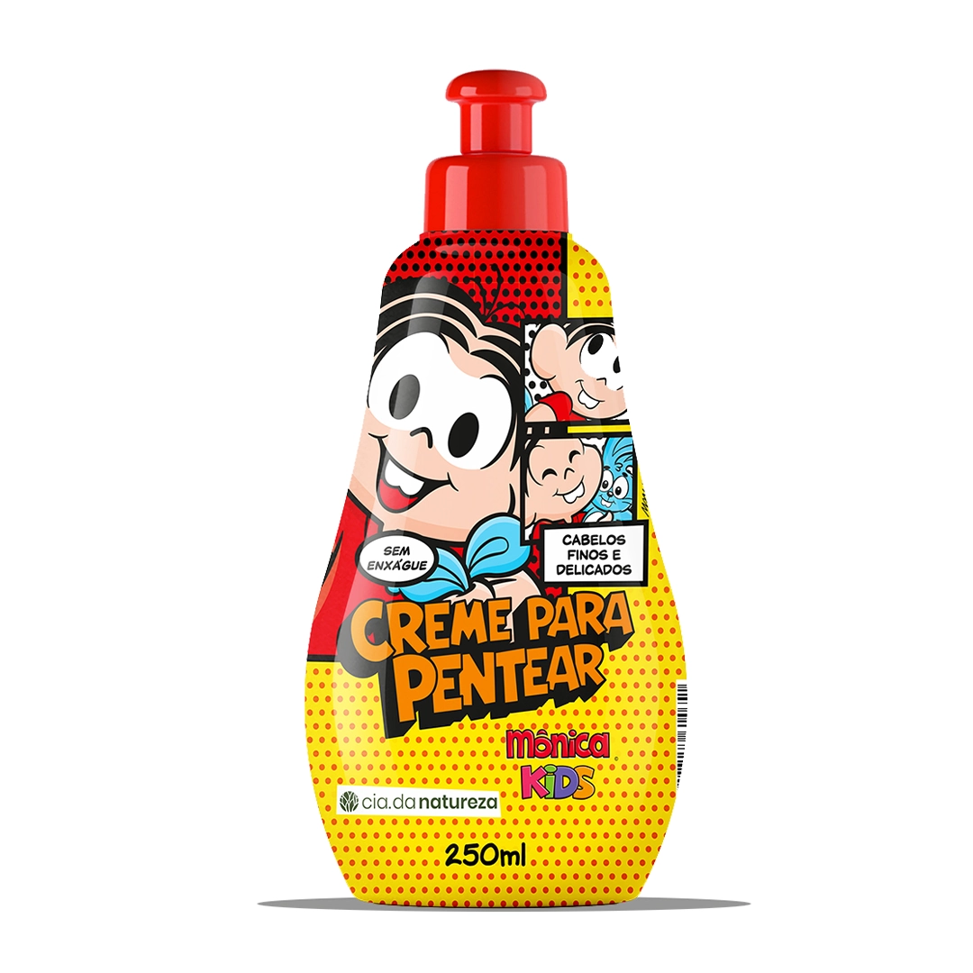 Creme Para Pentear Turma Da Monica Todos Tipos Cabelos 200ml