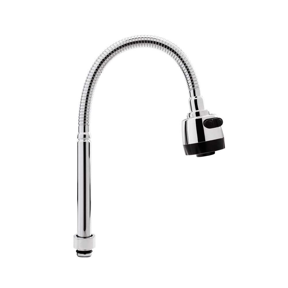 Tubo Bica 3/4" Flexível Gourmet Aço Inox Arejador Para Torneira