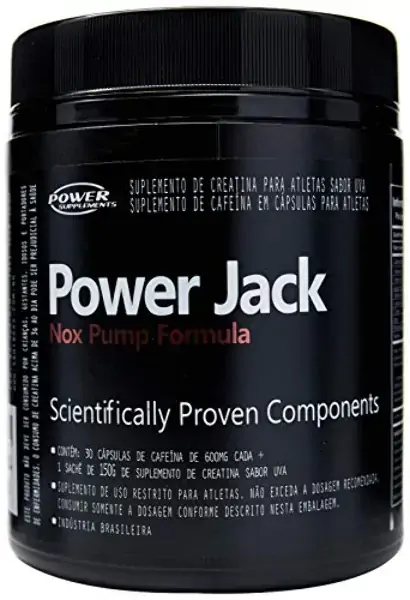Power Supplements Power Jack Nox Pump Formula Pote Pó