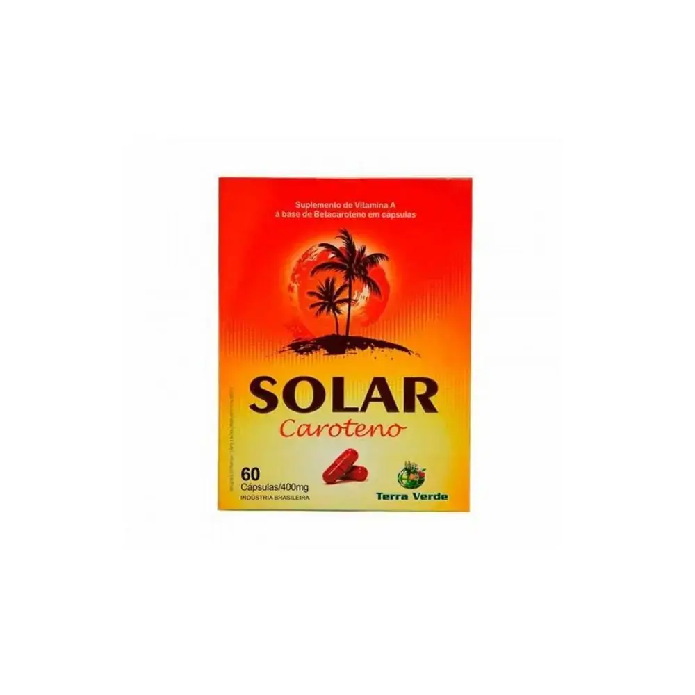 Solar Caroteno 400mg 60caps Sanibras