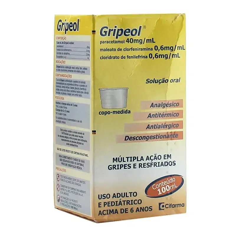 Gripeol 0,6 Mg/ml 0,6 Mg/ml 40 Mg/ml Cifarma Similar