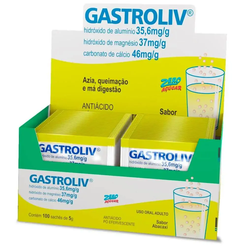 Gastroliv 35,6 37 46mg Po Efv 100 Sach X 5g Sb Abacaxi