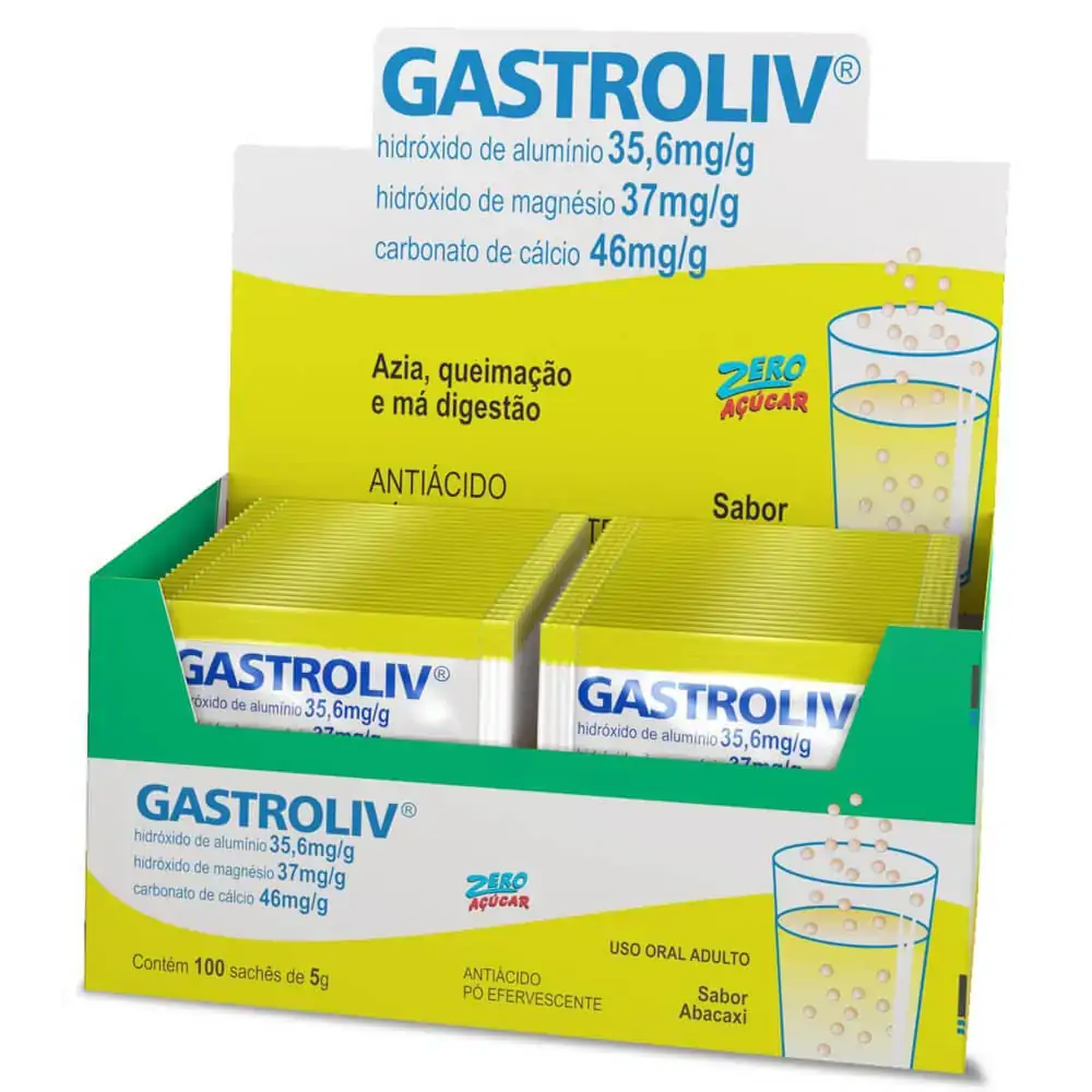 Gastroliv 35,6 37 46mg Po Efv 50 Sach X 5g Sb Abacaxi