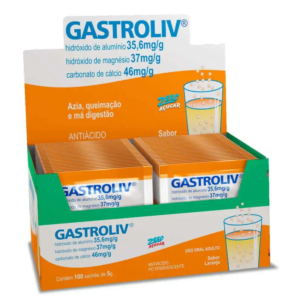 Gastroliv 35,6 37 46mg Po Efv 50 Sach X 5g Sb Laranja
