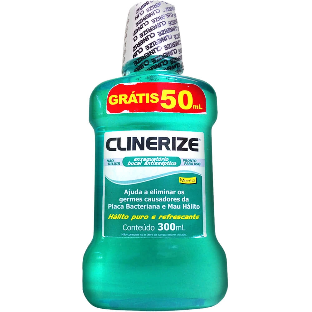 Enxaguante Bucal Clinerize Menta 300 ml