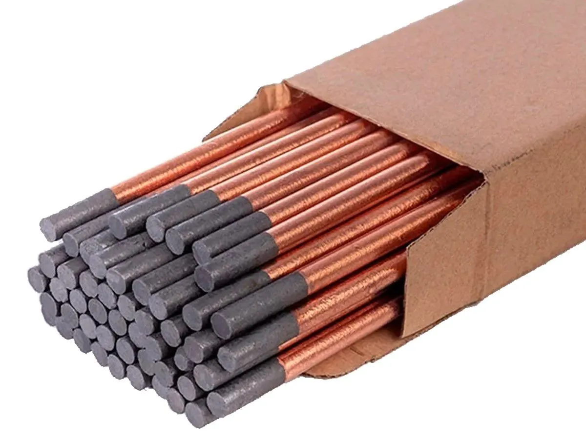 Eletrodo De Carvão Grafite Para Solda 5/16" X 12" 1 Unidade - Carbografite