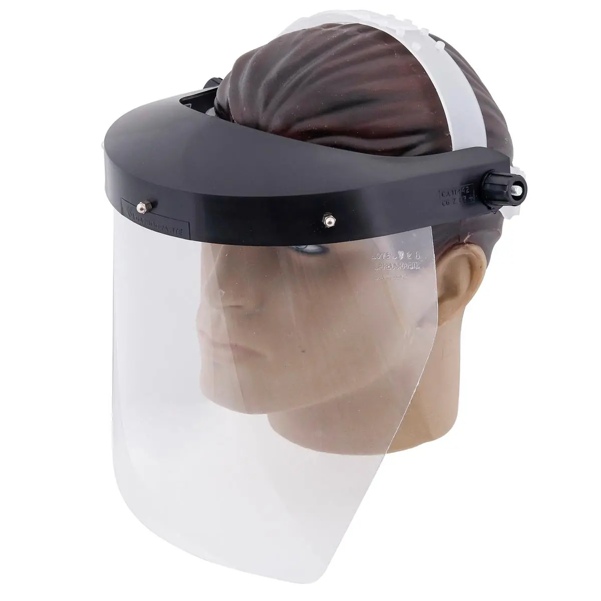 Máscara De Proteção Face Shield Incolor Com Catraca - Carbografite