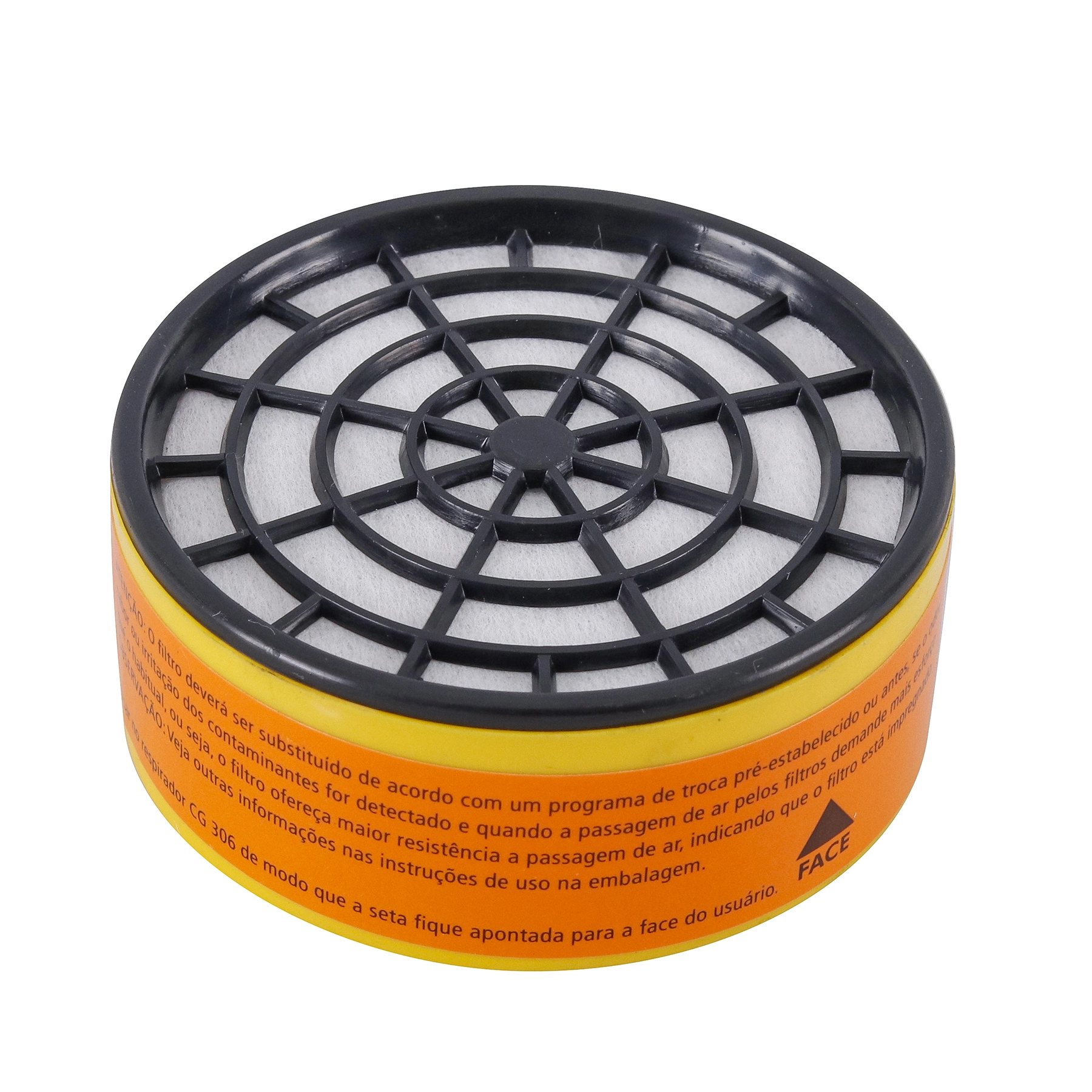 Filtro para Vapor Orgânico e Gases Ácidos RC 203 para Respirador CG 306 Carbografite