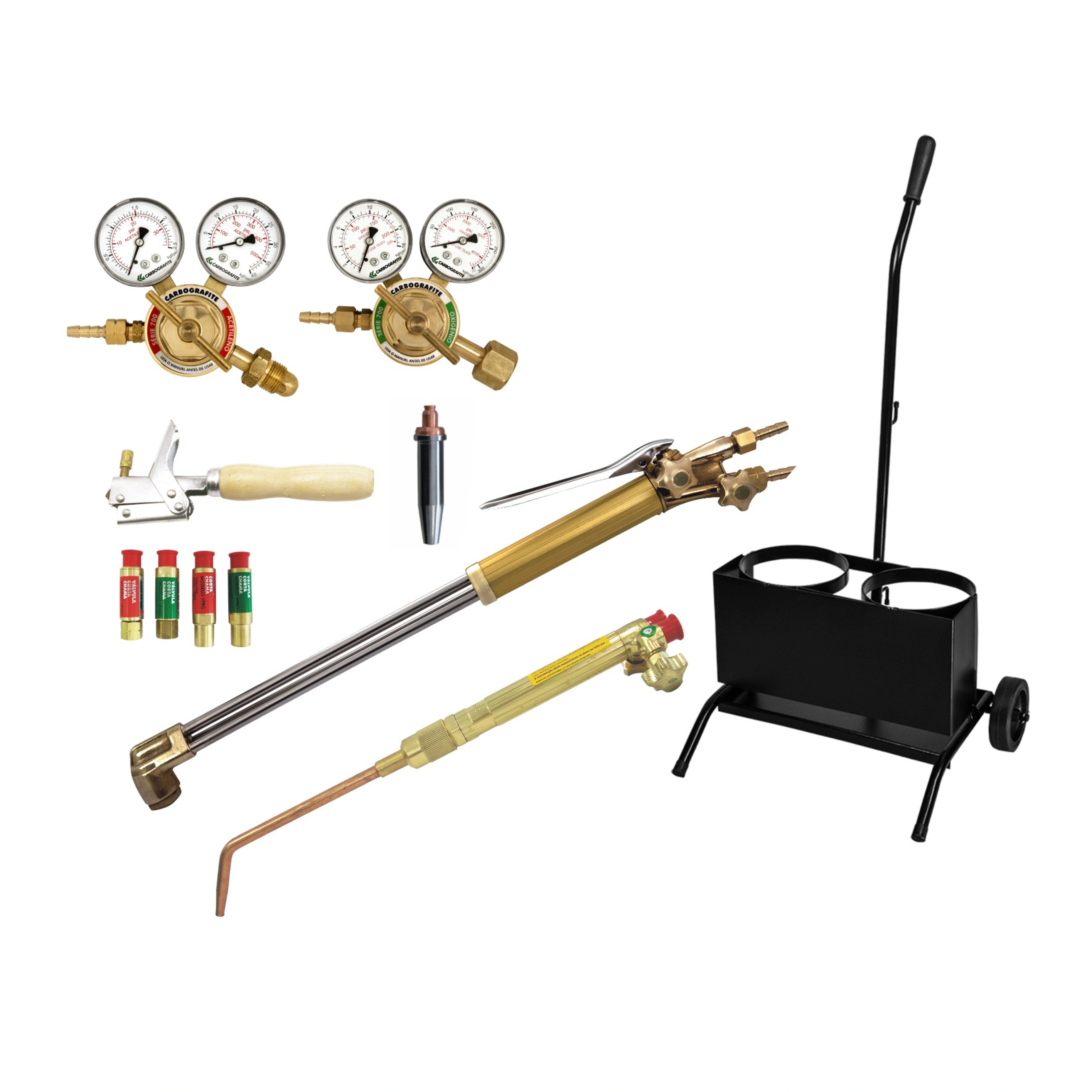 Kit para Solda e Corte Portátil Carbografite