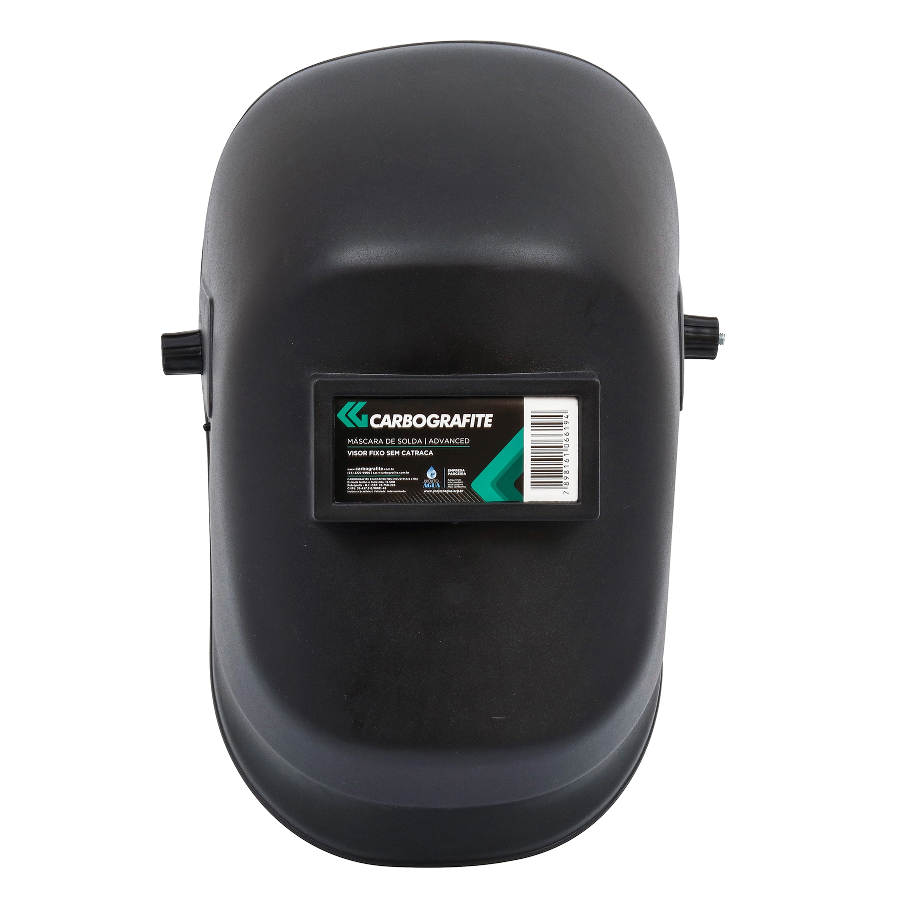 Máscara de Solda Advanced Visor Fixo Sem Catraca Carbografite