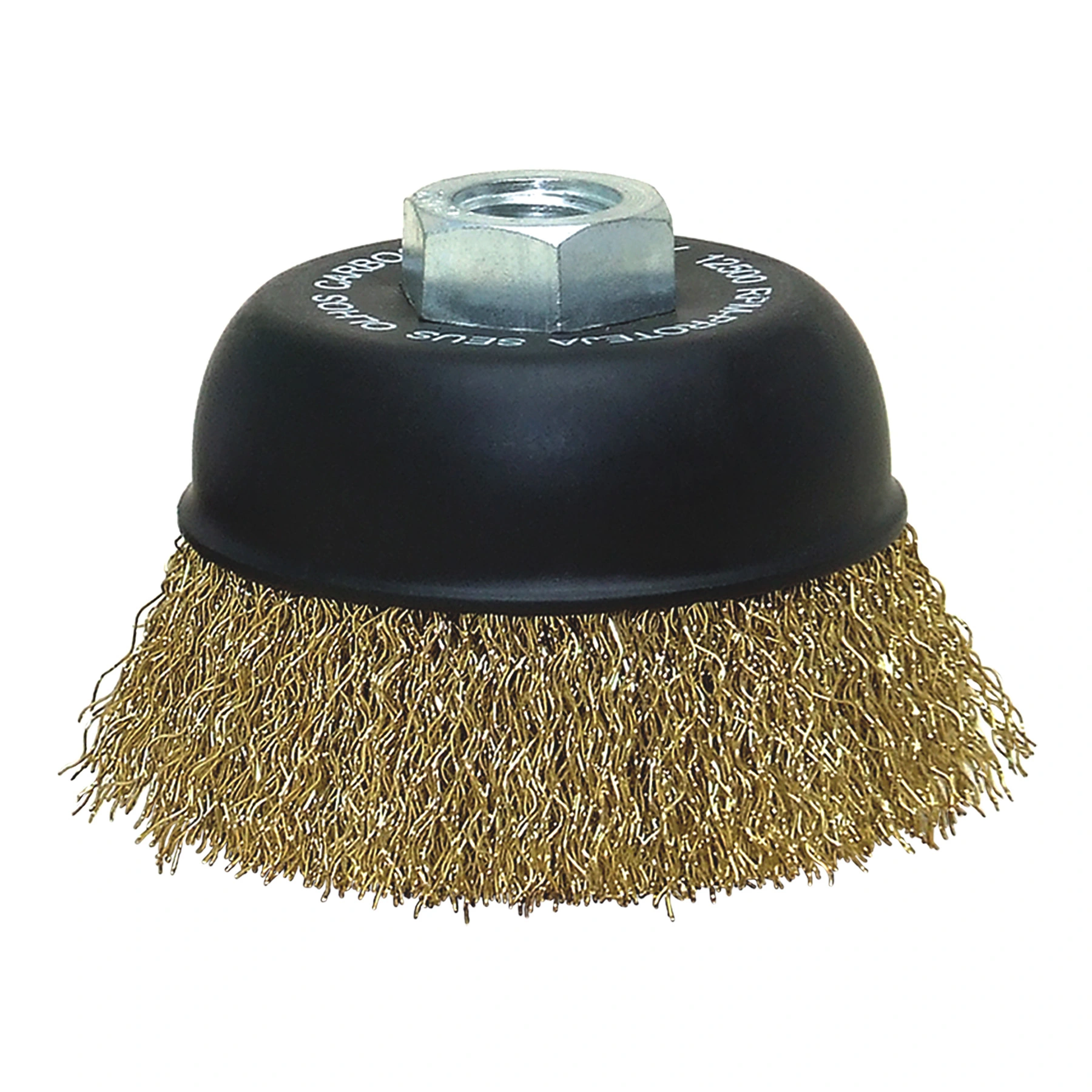 Escova de Aço Tipo Copo Ondulada Aço Carbono 4" 012327112 Carbografite