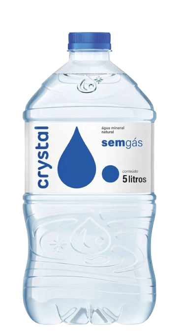 Agua Mineral S/gás Crystal/acqualia Galão Desc 5lt