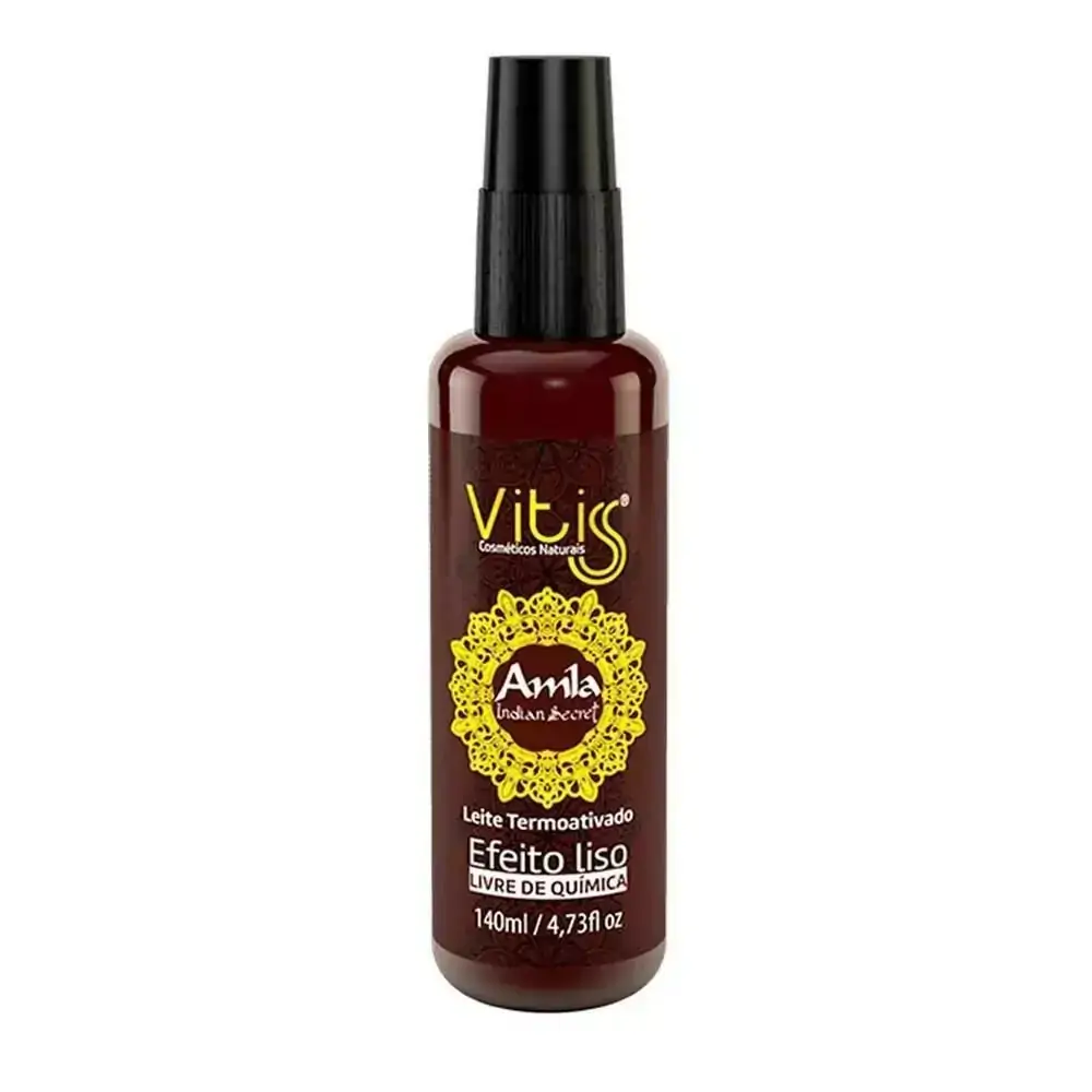 Spray Amla Indian Secret Leite Termoativado Vitiss 140Ml